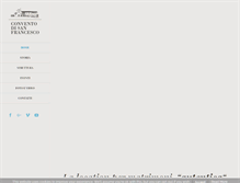 Tablet Screenshot of conventodisanfrancesco.it